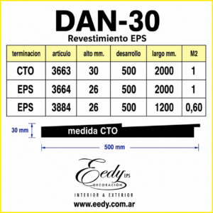 Revestimiento DAN-30